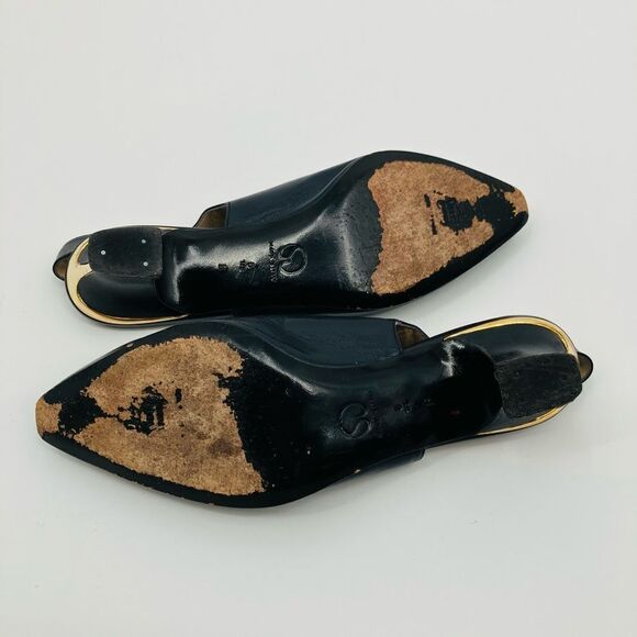 St. John | women’s navy sling back heels | size 5.5 - Picture 5 of 6